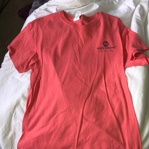 Salmon/Pink colored Simply Southern T-shirt